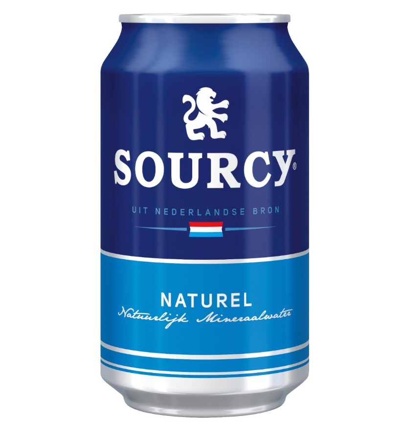 Sourcy Blauw Koolzuurvrij Blik 24x33cl